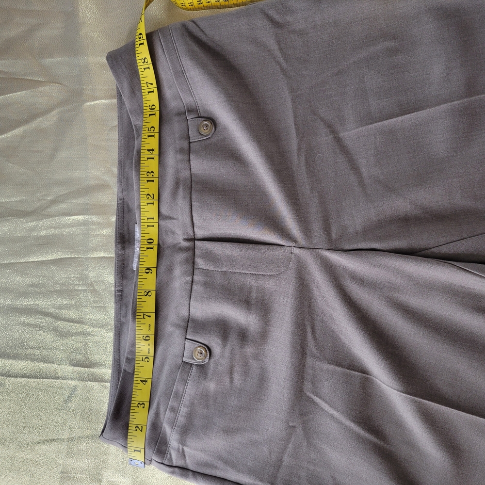 Roz & Ali Gray Pleated Asymmetrical Dress